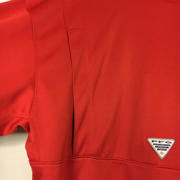 Men’s Columbia PFG polo shirt. Size: Large - Picture 7 of 8